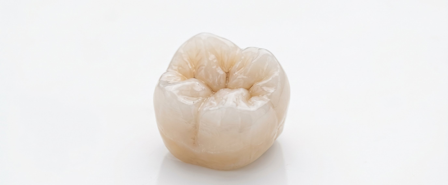 Single zirconia crown restoration